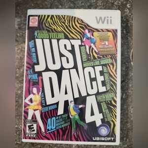 Just Dance 4 (Wii) by Ubisoft - Black with Multicolor Artwork